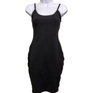 Lululemon Inner Glow Dress LBD Womens 2 Bodycon Clean Girl Activewear Pilates